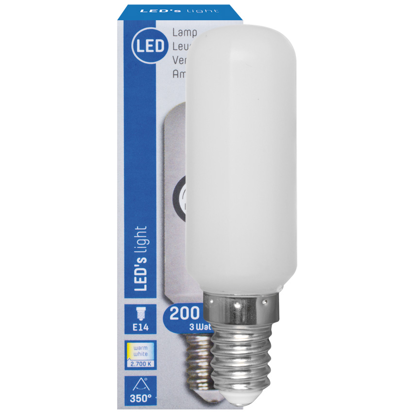 LED-Lampe Röhrenform E14 240V 3W matt 