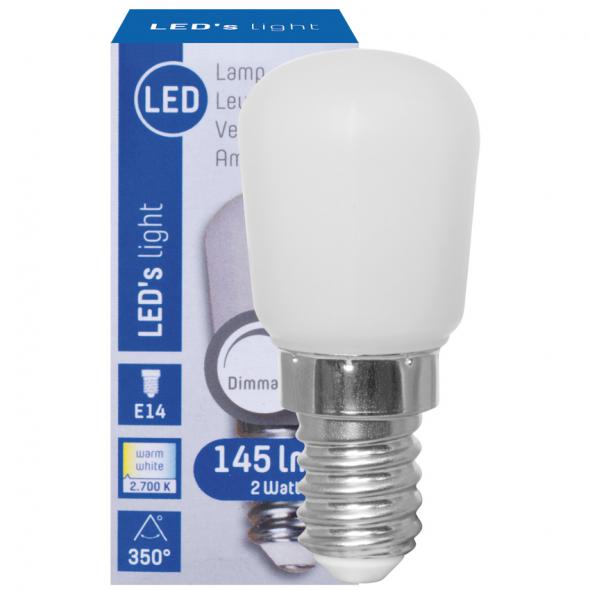LED-Lampe Birnenform E14/240V/2W matt 