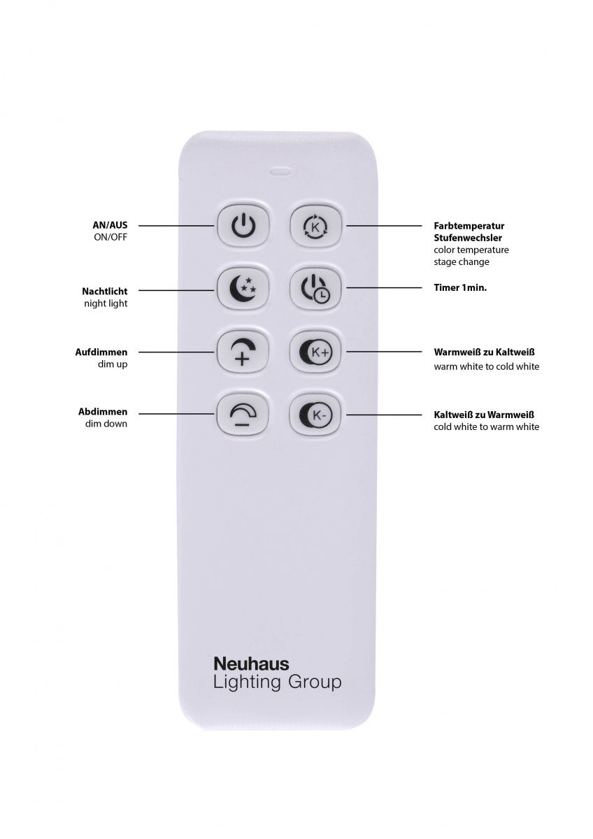 LED Deckenleuchte innen Iven 14018-55 stahl