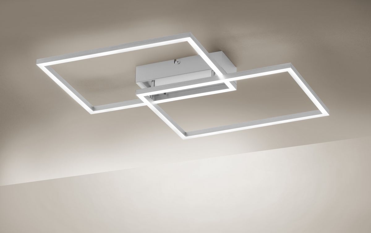 LED Deckenleuchte innen Iven 14018-55 stahl