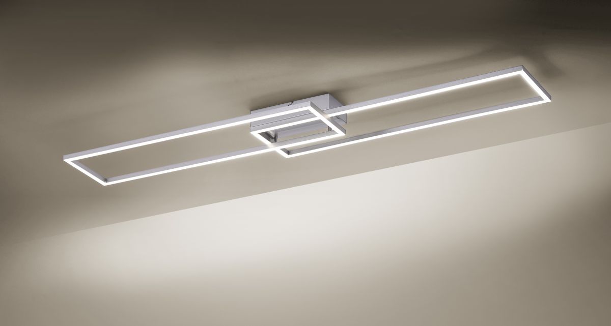 LED Deckenleuchte innen Iven 14019-55 stahl