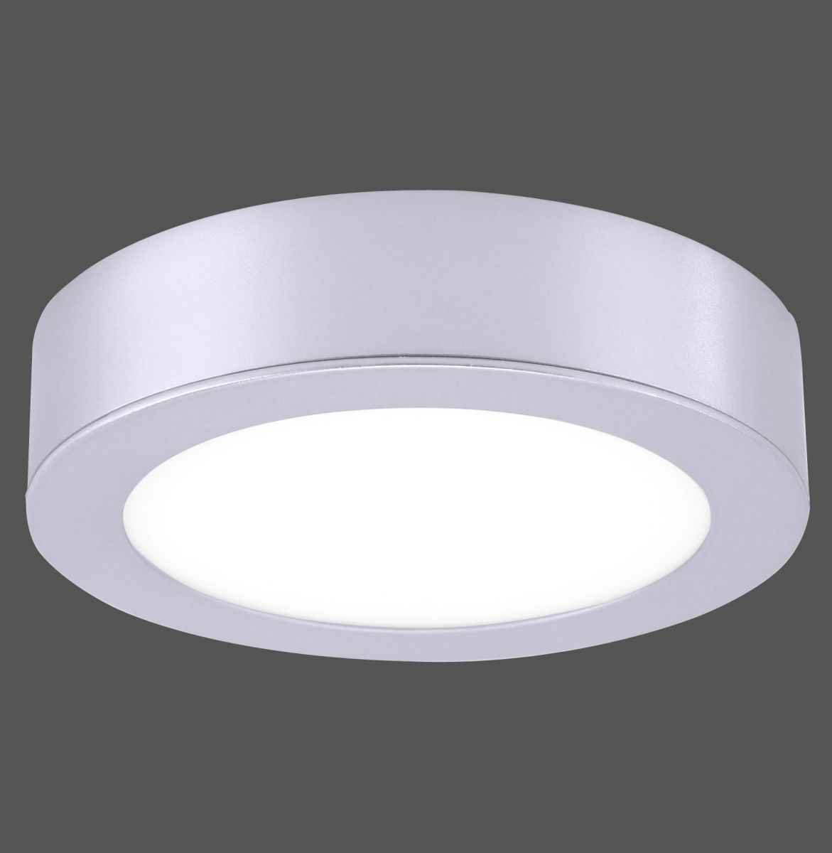 LED Einbau-/Aufbauleuchte Oskar 14381-21 silber