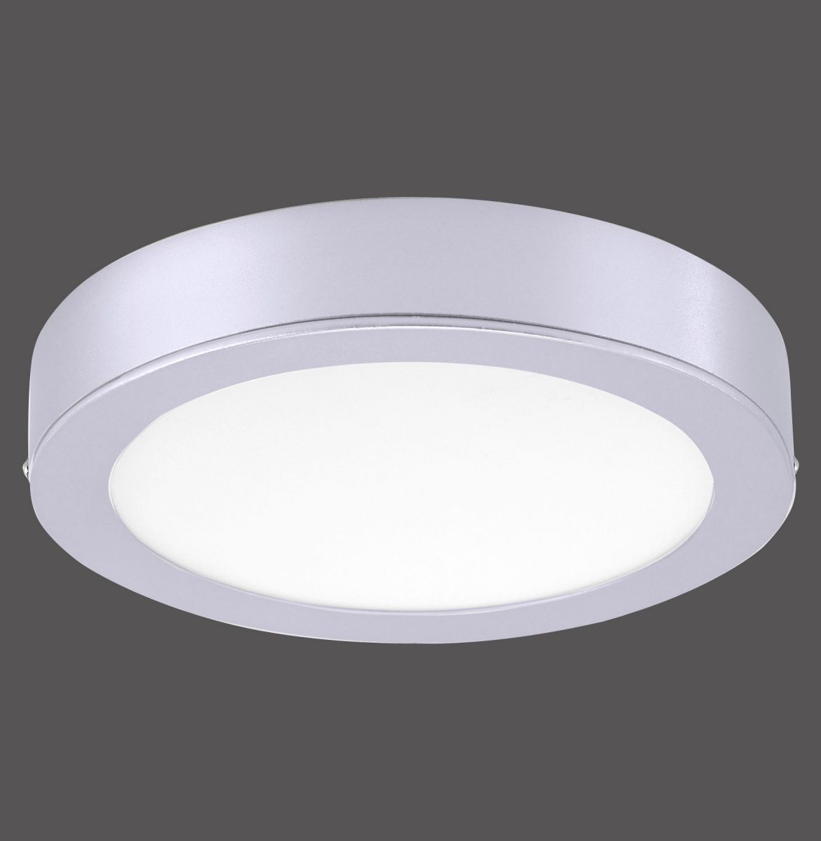 LED Einbau-/Aufbauleuchte Oskar 14382-21 silber