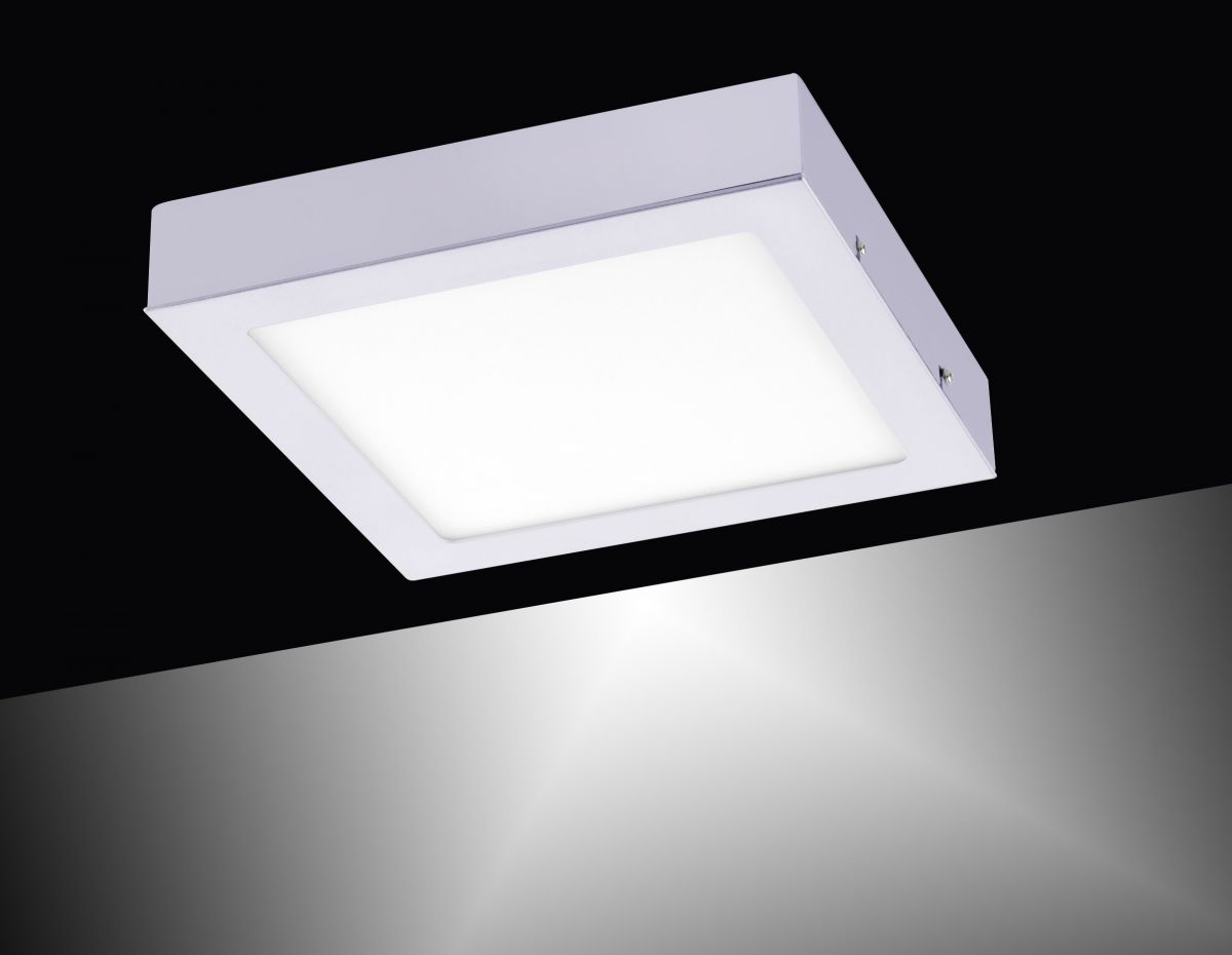 LED Einbau-/Aufbauleuchte Oskar 14392-21 silber