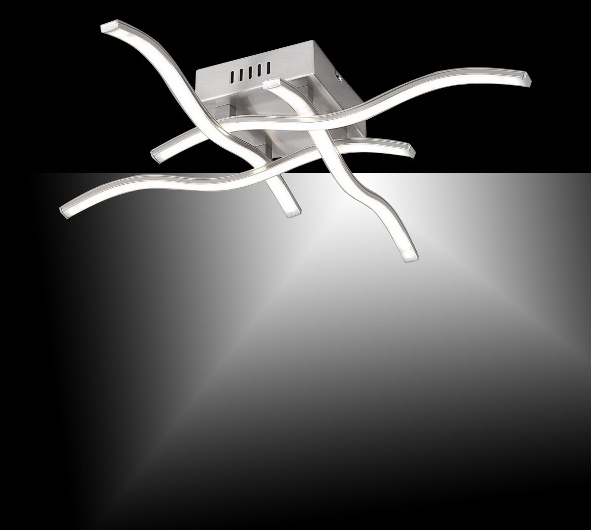 LED Deckenleuchte innen Wave 15131-55 stahl