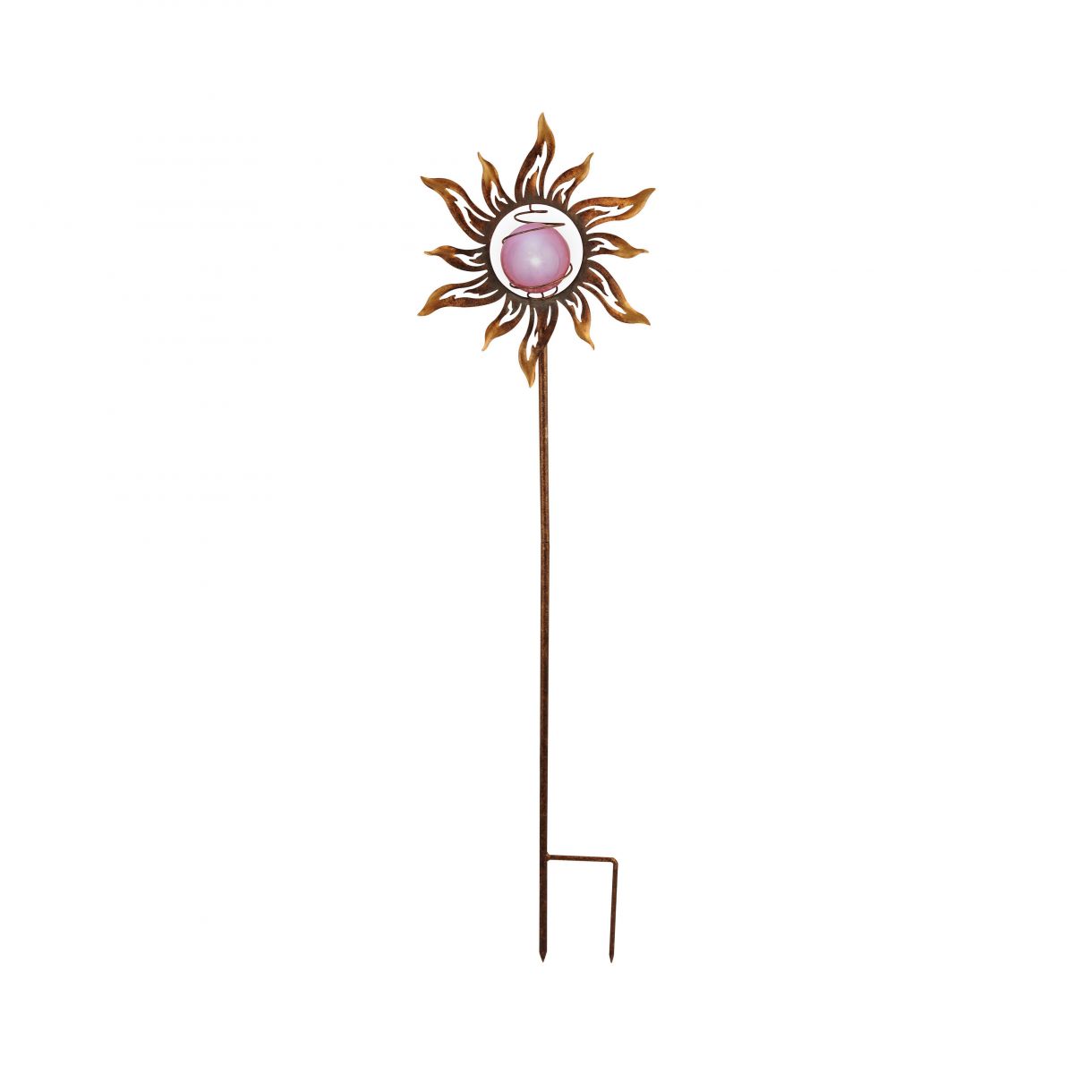 LED Erdspießleuchte Sonne 19775-70 rost