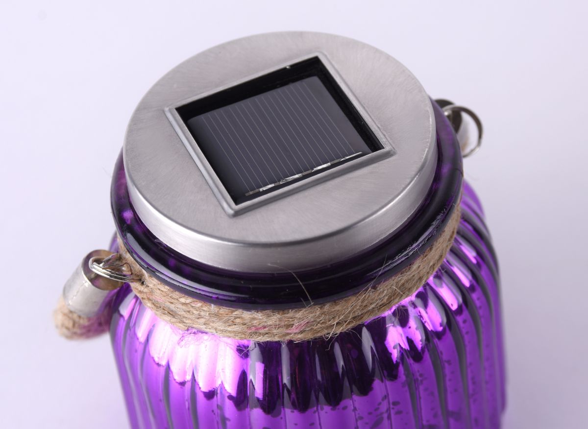 LED Gartenlicht Solar 19881-86 purpur-violett