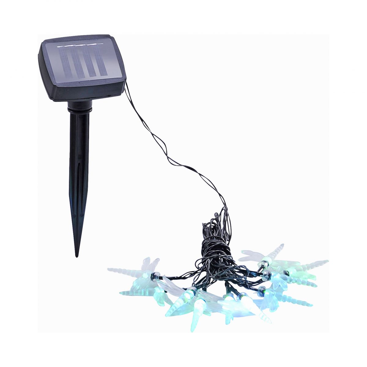 LED Lichterkette Solar 19936-70 mehrfarbig 10er-Kette