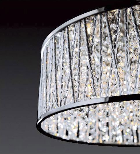 Deckenleuchte Lefes 6101-17 chrom