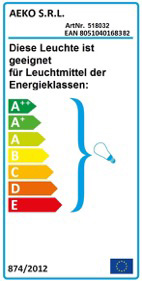 Wandleuchte weiß