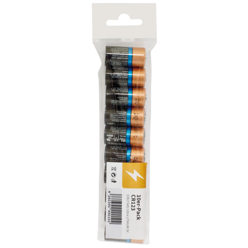 Batterie Ultra Lithium CR 123A 3V Batterie Ultra Lithium CR 123A 3V