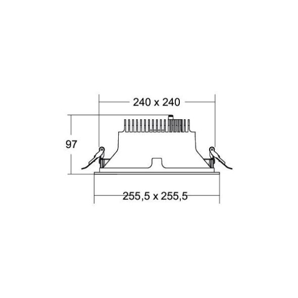 LED-Einbaudownlight 230V 40645165DA