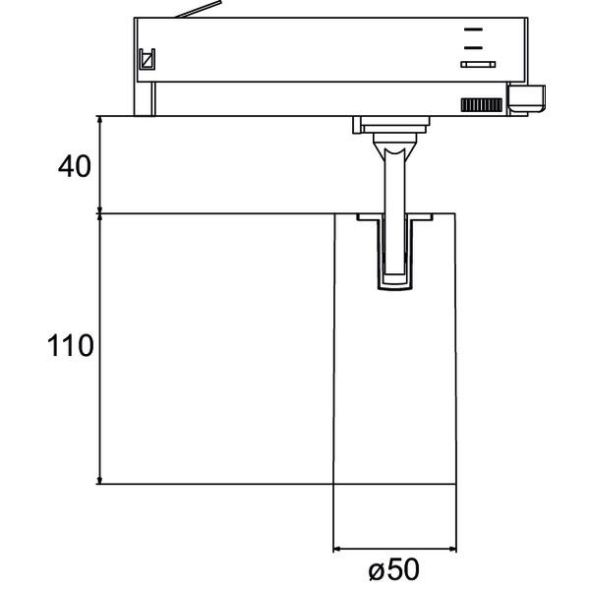 LED-Schienenstrahler 230V 88702173DA
