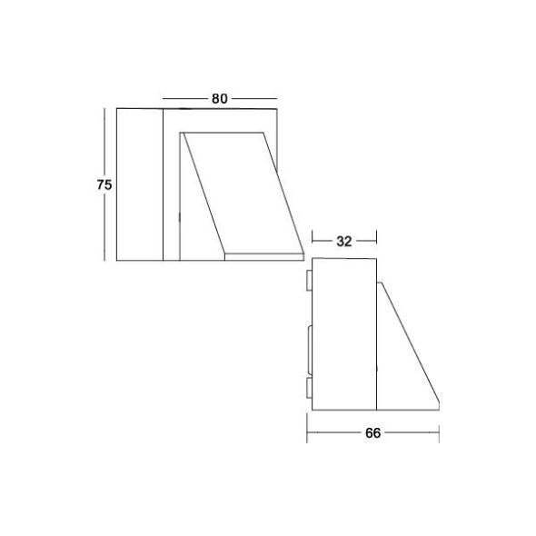 LED-Wandanbauleuchte 65011103