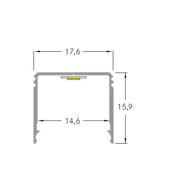 Anbauprofil hoch 53381262