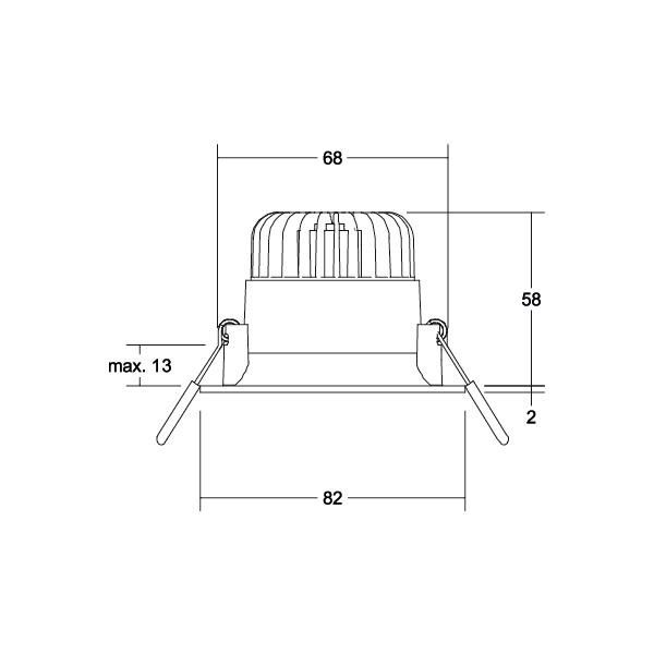 LED-Einbaudownlight 12384173