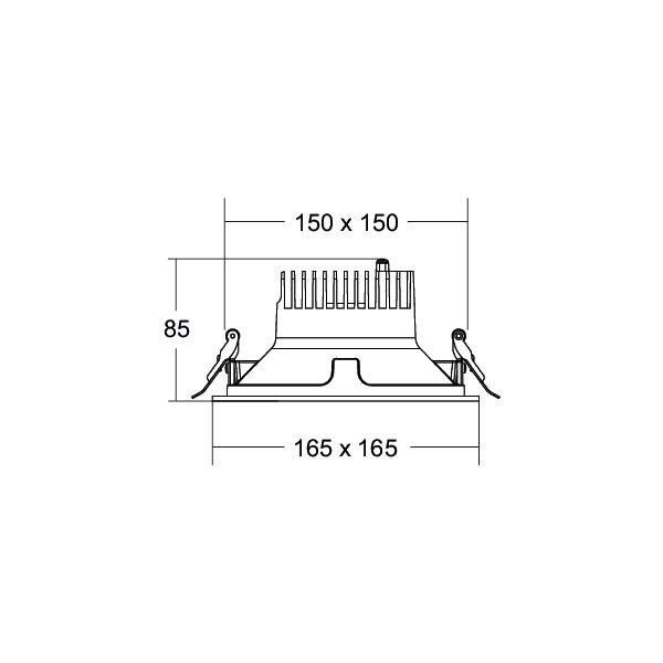 LED-Einbaudownlight 230V 40643183DA