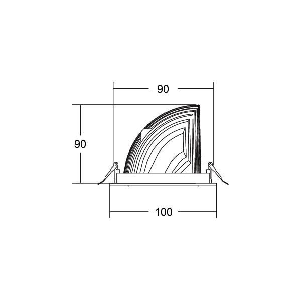 LED-Einbaurichtstrahler 88242184DA