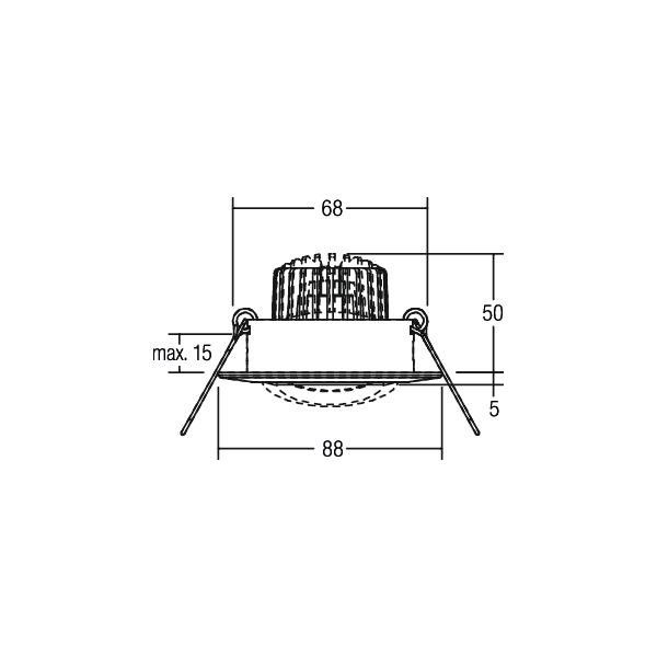 LED-Einbaustrahler 230V 38141053