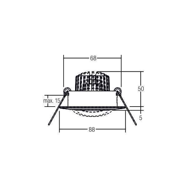 LED-Einbaustrahler 230V 39373083