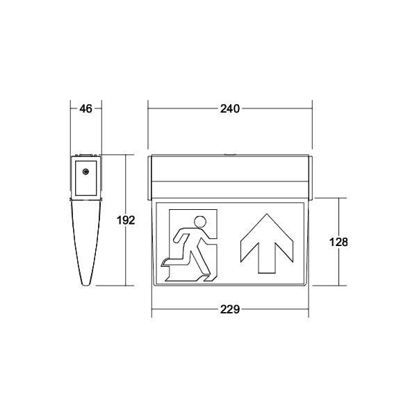 LED-Rettungszeichenleuchte 79231264