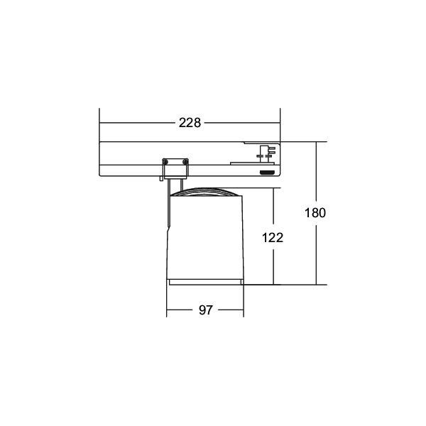 LED-Schienenstrahler 230V 88186183DA