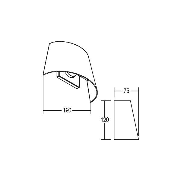 LED-Wandleuchte P+L 10720173