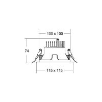 LED-Einbaudownlight 230V 41642184DA