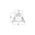 LED-Einbaudownlight 230V 40611185DA