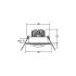 LED-Einbaustrahler 230V 38141033