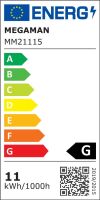 LED-Lampe 10,5W E27 810lm matt dimmbar