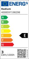 LED-Stiftsockellampe klar RaLED PIN40 G9 2700K 2,6W (30W), 320 lm