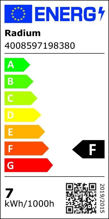 LED-Filament-Lampe AMBIENTE LUX AGL-Form gold E27 2400K 6,5W