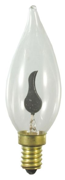 Flackerkerze E14 3Watt klar Flackerkerze E14 3Watt klar
