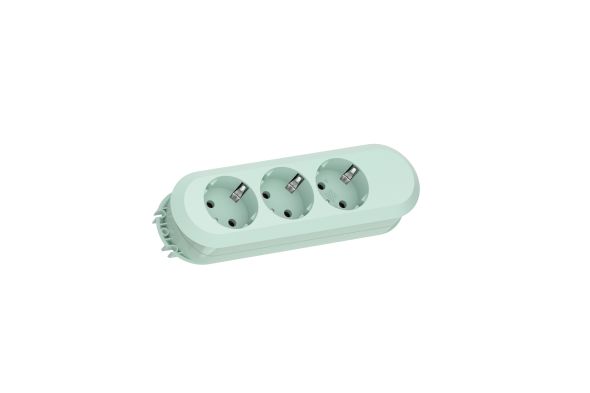 Tischsteckdose 3-fach Smart grün 1,5m 387.2702 Tischsteckdose 3-fach Smart grün 1,5m 387.2702