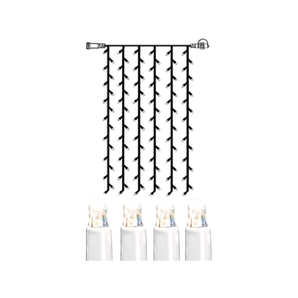 System LED Curtain-Extra 466-58 102LEDs 1x2m Cool Light Erweiterungskette System LED Curtain-Extra 466-58 102LEDs 1x2m Cool Light Erweiterungskette