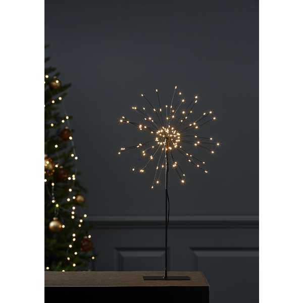 3D-LED-Standstern Firework 710-02-1 schwarz 25cm