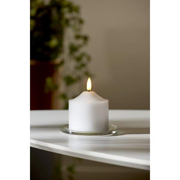 LED-Echtwachskerze Flamme 064-06 9,5cm LED-Echtwachskerze Flamme 064-06 9,5cm