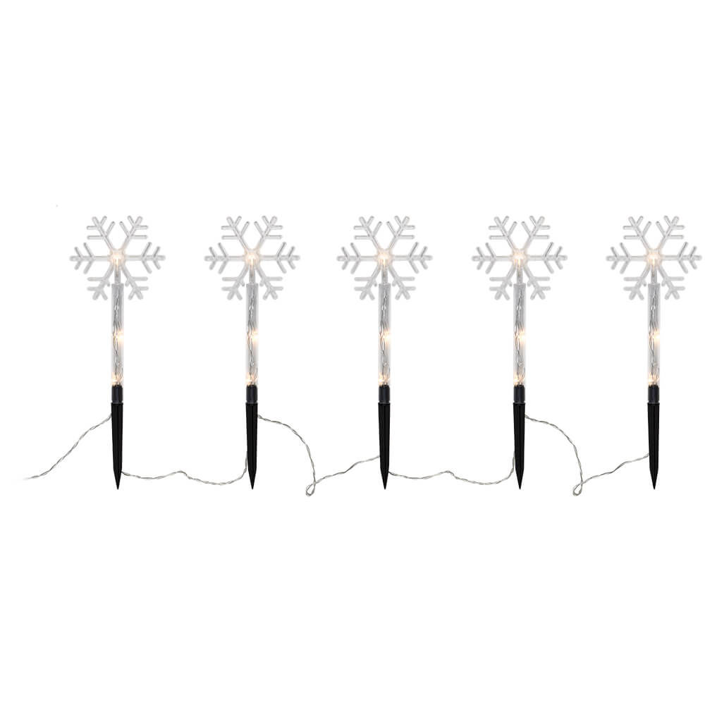 LED-Stäbe Wandy 857-26 Schneeflocken 5er-Set LED-Stäbe Wandy 857-26 Schneeflocken 5er-Set