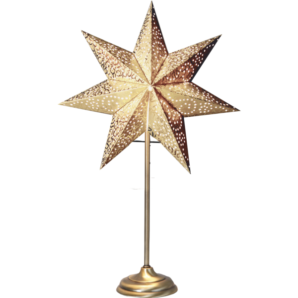Standleuchte Stern Antique 234-60 34cm