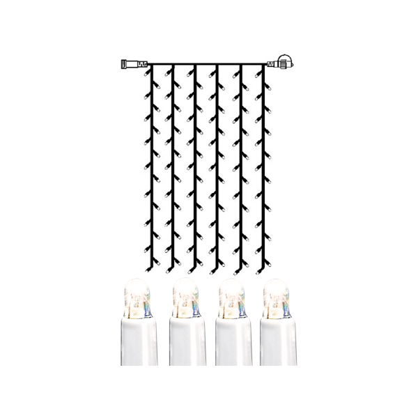 System LED Curtain-Extra 466-58 102LEDs 1x2m Cool Light Erweiterungskette System LED Curtain-Extra 466-58 102LEDs 1x2m Cool Light Erweiterungskette
