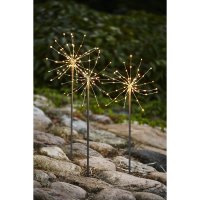 LED-Dekostab Firework 860-38 3er Set Tageslichtweiß