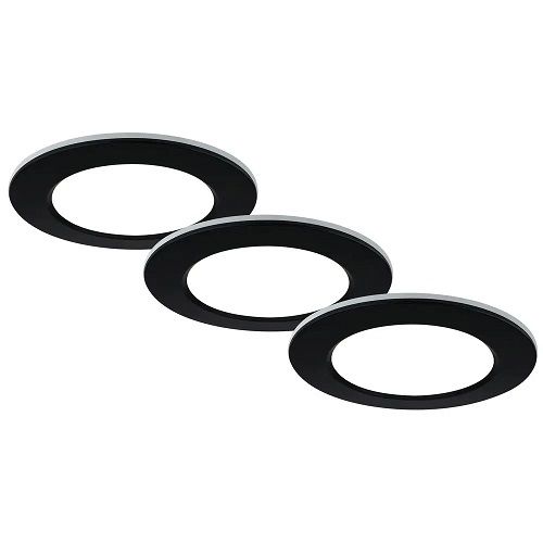 LED-Einbauleuchte 3er-Set LED/4,8W 450 lm 3000K bis 6500K schwarz LED-Einbauleuchte 3er-Set LED/4,8W 450 lm 3000K bis 6500K schwarz