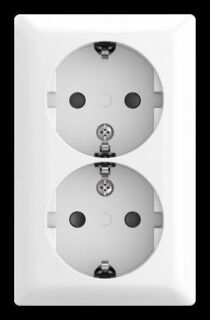 SCHUKO Doppelsteckdose AP 202 EAPBJ-524 SCHUKO Doppelsteckdose AP 202 EAPBJ-524