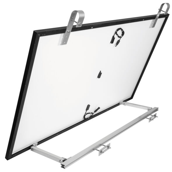 Halterung für Photovoltaik-Modul für Balkongeländer Set für 2 Module