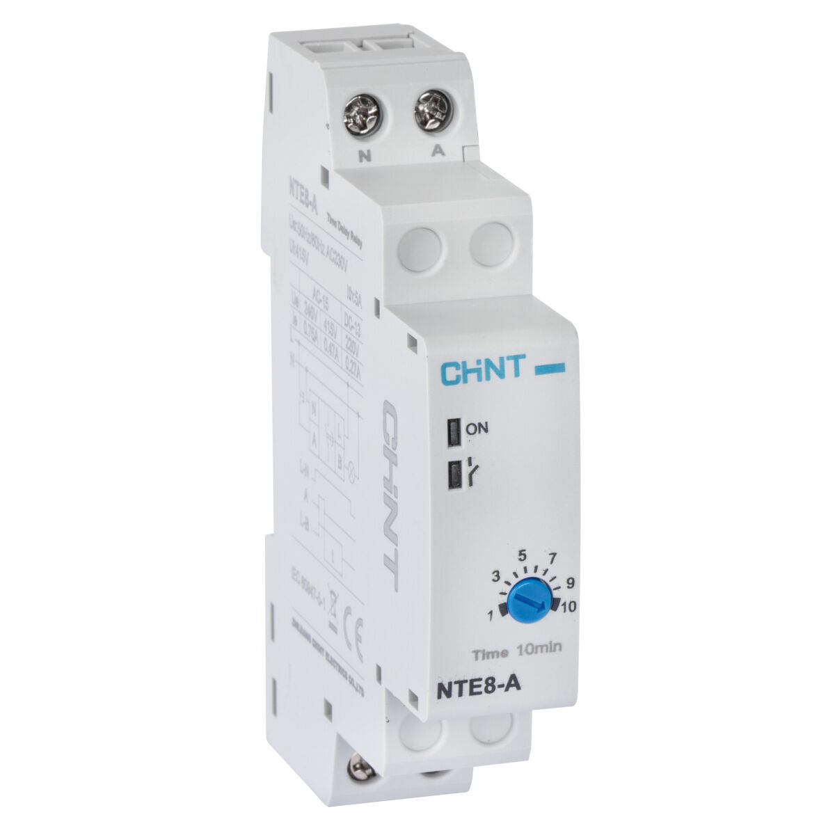 Treppenlichtzeitschalter NTE8-A 3-/4-Leiter-Anschluss elektronisch Zeitbereich 1 - 10 Min. Treppenlichtzeitschalter NTE8-A 3-/4-Leiter-Anschluss elektronisch Zeitbereich 1 - 10 Min.
