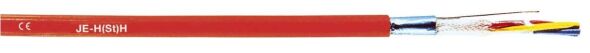 Brandmeldekabel rot BMK JEHStH E30 4x2x0,8mm² Schnittlänge Brandmeldekabel rot BMK JEHStH E30 4x2x0,8mm² Schnittlänge