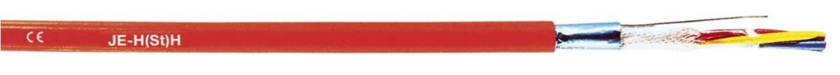 Brandmeldekabel rot BMK JEHStH E30 4x2x0,8mm² Schnittlänge Brandmeldekabel rot BMK JEHStH E30 4x2x0,8mm² Schnittlänge