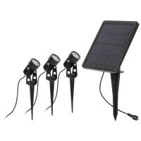 LED-Solar- Erdspießstrahler LED/1W 3er-Set