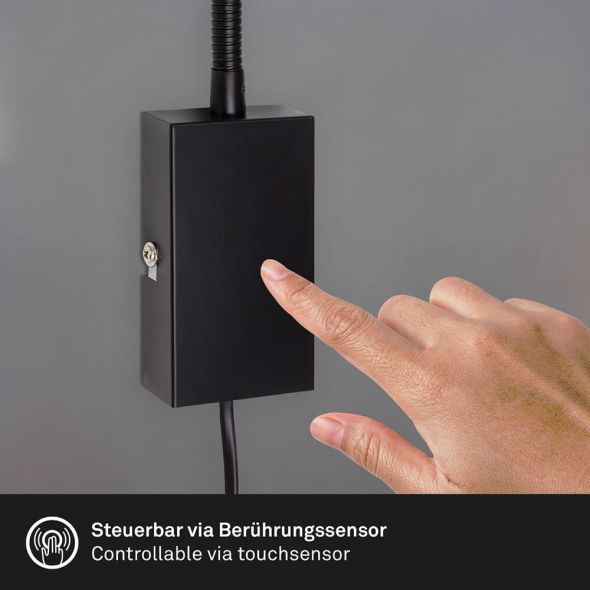 Wandleuchten TUSI 1 x GU10/5W schwarz Wandleuchten TUSI 1 x GU10/5W schwarz